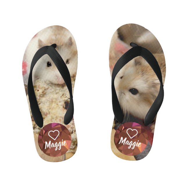 Tongs Enfants HammyVille - Cute Hamster (Semelle)