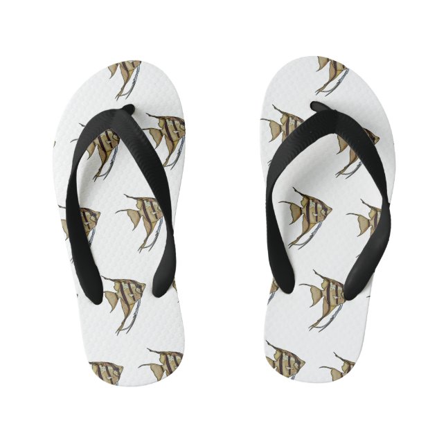 Tongs Enfants Illustration d'angelfish (Semelle)
