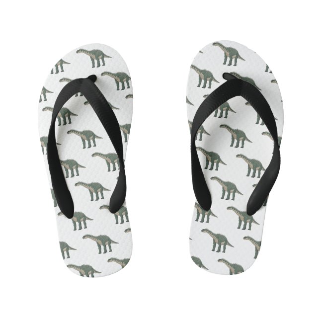 Tongs Enfants Illustration de Barapasaurus (Semelle)