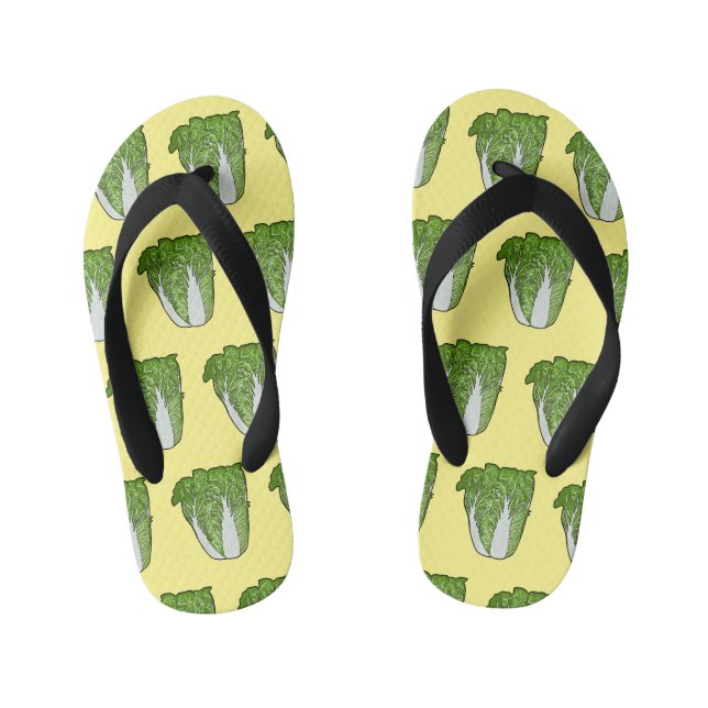 Tongs Enfants Illustration de chou chinois (Semelle)