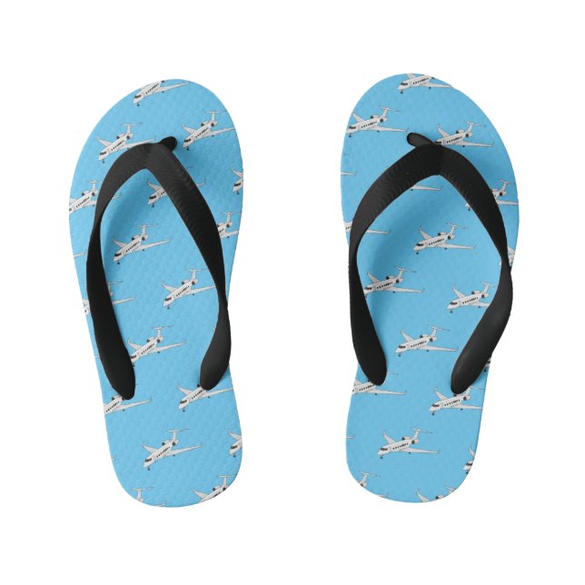 Tongs Enfants Illustration de jet privé (Semelle)