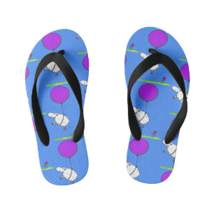 Tongs Enfants Illustration de l'humour en ballons de mouton mign