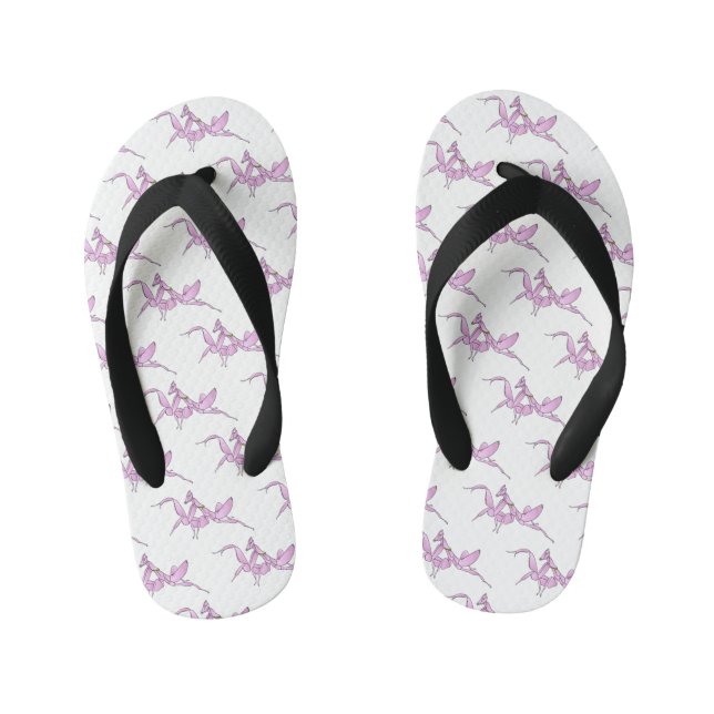 Tongs Enfants Illustration de l'orchidée mante (Semelle)