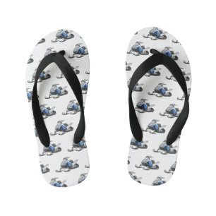 Tongs Enfants Illustration de motoneige
