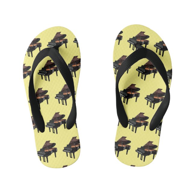 Tongs Enfants Illustration de piano (Semelle)