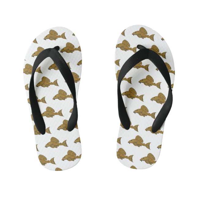 Tongs Enfants Illustration de poisson Pleco (Semelle)