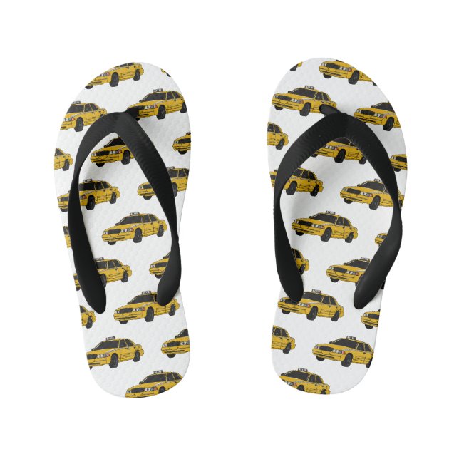 Tongs Enfants Illustration de taxi (Semelle)