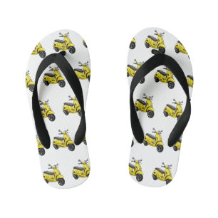 Tongs Enfants Illustration d'une moto cyclable