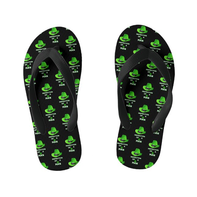 Tongs Enfants Inspiration D'Un Homme 17 Jours Saint Mars Patrick (Semelle)