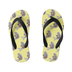 Tongs Enfants Joli dessin animé sur le phoque du Groenland