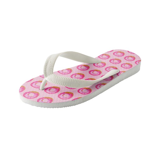 Tongs Enfants Jolie beigne rose (Incliné)