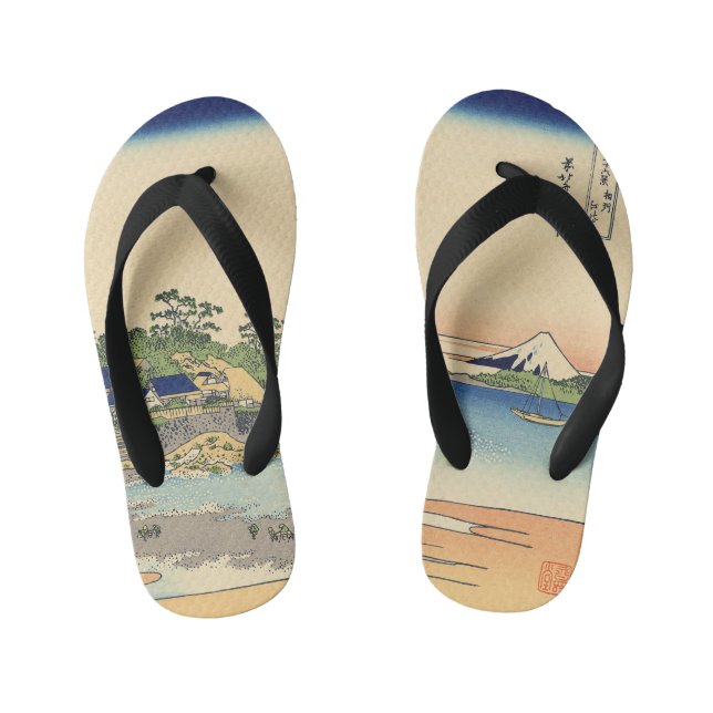 Tongs Enfants Katsushika Hokusai Enoshima dans la province de Sa (Semelle)