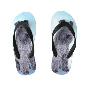 Tongs Enfants Kerry Blue Terrier peinture mignonne Chien d'origi
