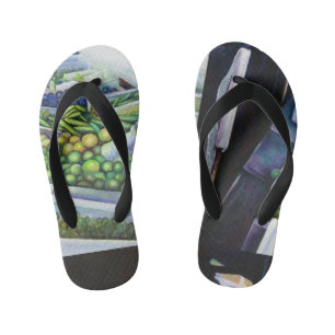 Tongs Enfants Le côté le plus léger de la rue Lavender, Singapou