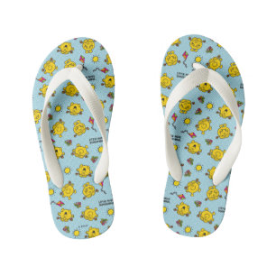 Tongs Enfants Little Miss Sunshine   Motif à pois sarcelle