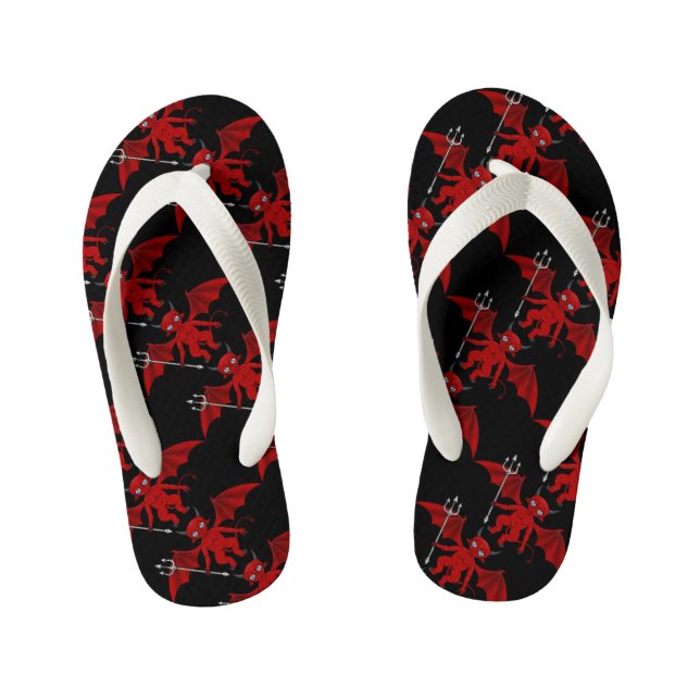 Tongs Enfants Little Red Devil Thunder_Cove (Semelle)