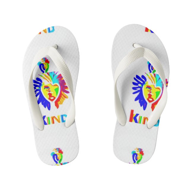 Tongs Enfants LK Kids Logo Flip Flops - Step Bold, Step Kind (Semelle)