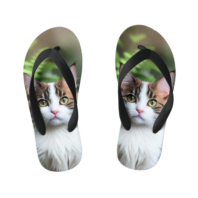 Tongs Enfants Lulu Le Chat De Ragdoll, Les Chansons Pour Enfants (Semelle)
