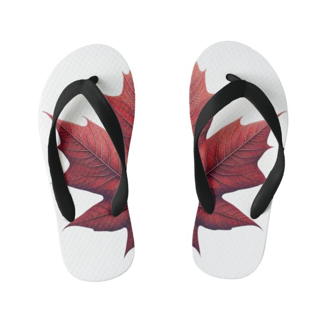 Tongs Enfants Maple Leaf Kids Flip Flops, apparel, affaire Cloth (Semelle)