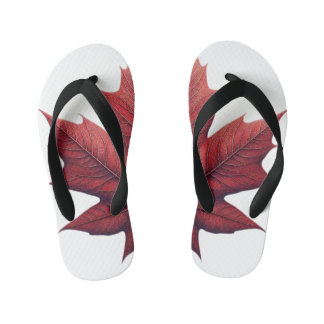 Tongs Enfants Maple Leaf Kids Flip Flops, apparel, affaire Cloth