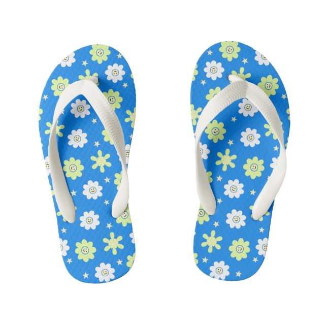 Tongs Enfants Marguerites et étoiles (Semelle)