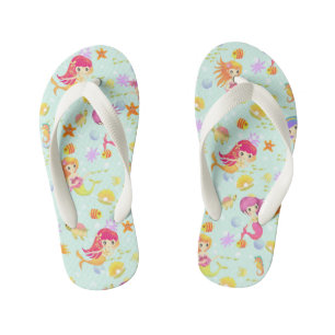 Tongs Enfants Mermaids bleu
