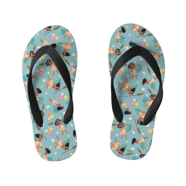Tongs Enfants Moana | Modèle floral (Semelle)