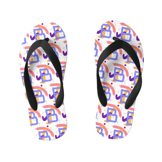 Tongs Enfants Monogramme insouciant B (Semelle)