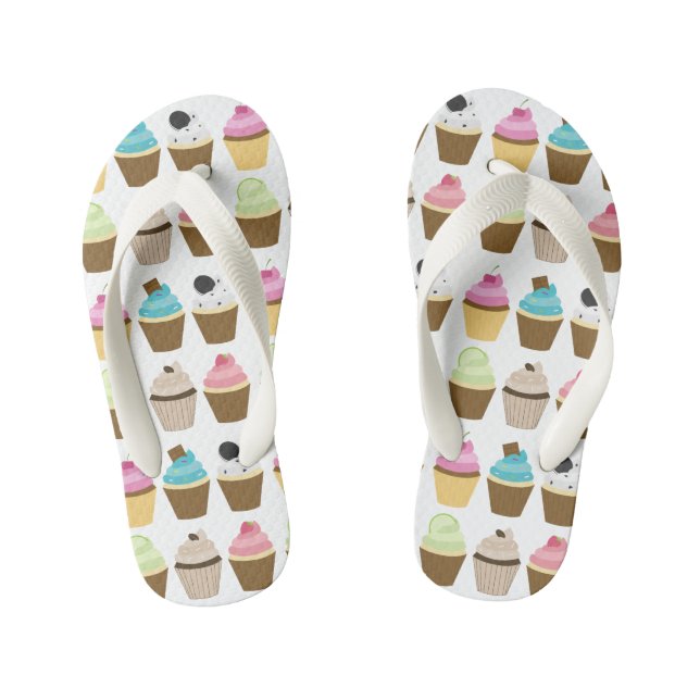 Tongs Enfants Motif Cupcakes (Semelle)