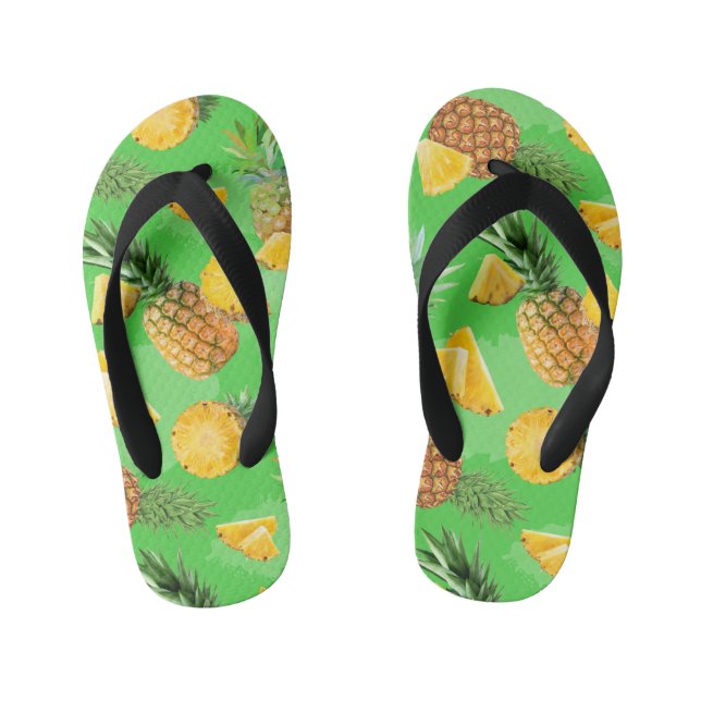 Tongs Enfants Motif d'ananas 6 (Semelle)