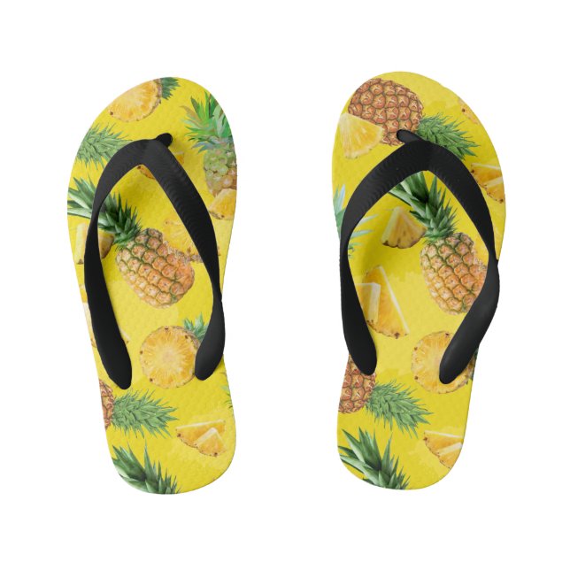 Tongs Enfants Motif d'ananas 7 (Semelle)
