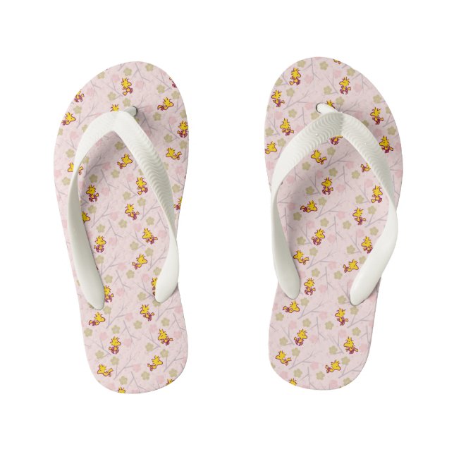 Tongs Enfants Motif de fleurs de cerisiers roses Woodstock (Semelle)