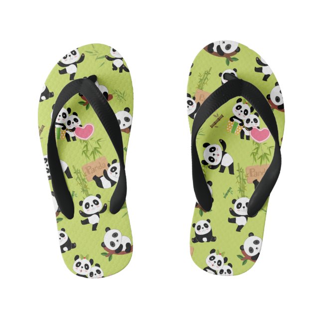 Tongs Enfants Motif de Panda 3 (Semelle)