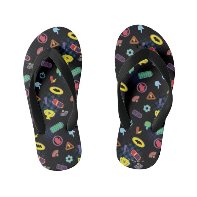 Tongs Enfants Motif d'icône de véhicule Batwheel™ (Semelle)
