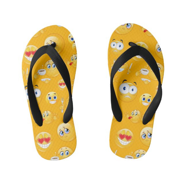 Tongs Enfants Motif Emoji 2 (Semelle)