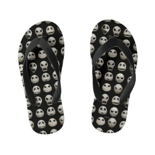 Tongs Enfants Nombreux visages de Jack Skellington - Motif