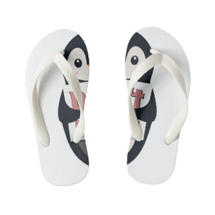 Tongs Enfants Panneau Pingouin : Ne manquez rien
