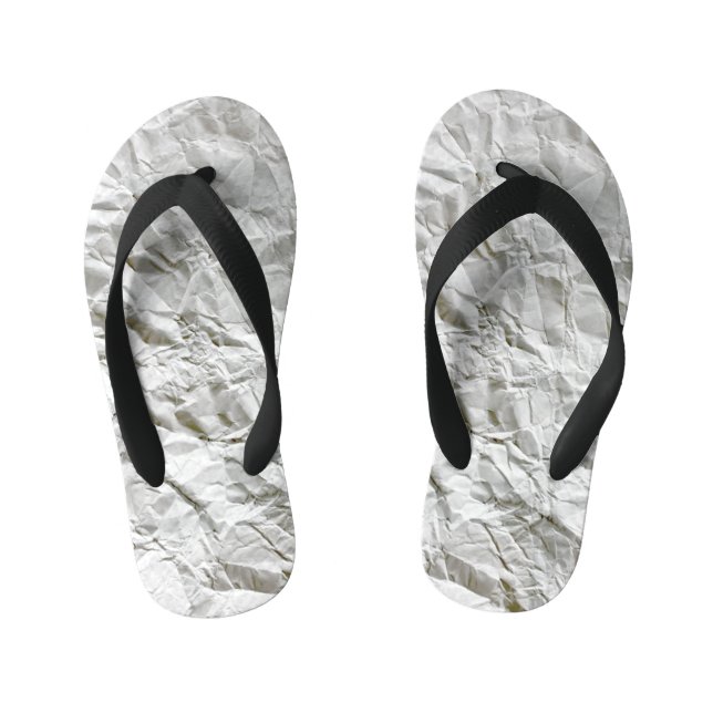 Tongs Enfants Papier ridé drôle (Semelle)