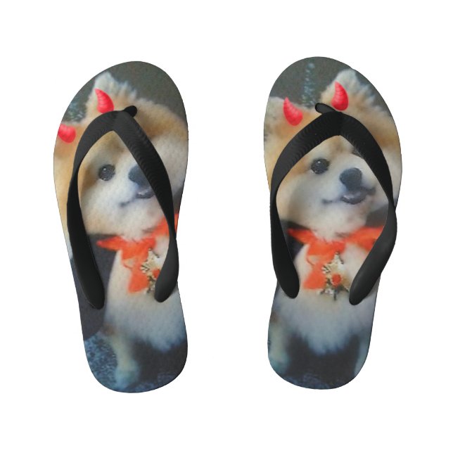Tongs Enfants Photo personnalisée pour animaux de compagnie Amou (Semelle)