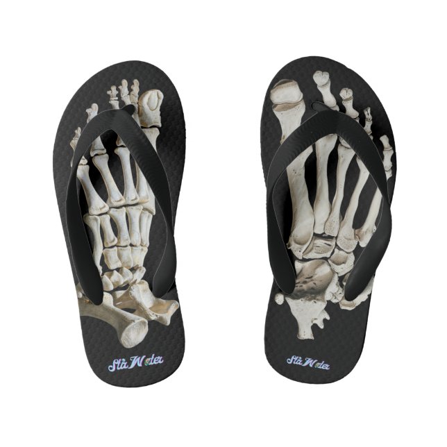Tongs Enfants pieds os plage chaussures sandales (Semelle)
