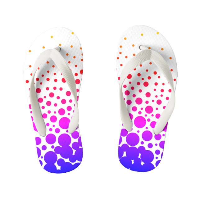 Tongs Enfants Plus de couleurs pois (Semelle)