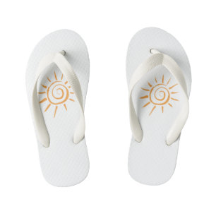 Tongs Enfants Sandales Happy Sunshine pour Enfants - Été Mignon
