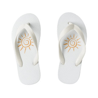 Tongs Enfants Sandales Happy Sunshine pour Enfants - Été Mignon