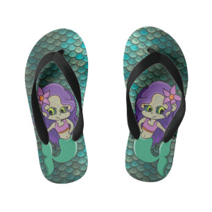 Tongs Enfants Sirènes