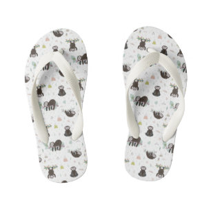 Tongs Enfants Sleepy Sweet Sloth Motif