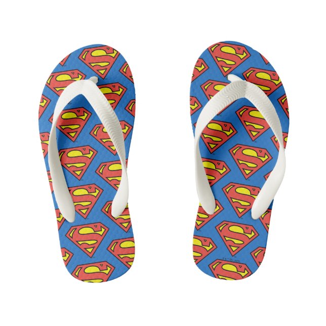 Tongs Enfants Superman S-Shield | Logo classique (Semelle)