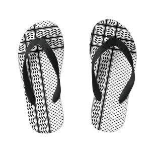 Tongs Enfants Symbole Keffiyeh de la Palestine Motif de résistan