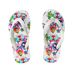 Tongs Enfants Team Spidey Vs. Electro, Sandman & Black Cat