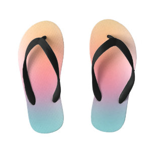 Tongs Enfants Tendance rose rouge orange jaune bleu violet vert