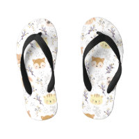 Tête D'Animal Adorable Et Motif Floral